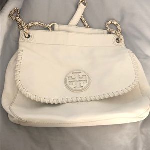 Tory Burch ivory bag